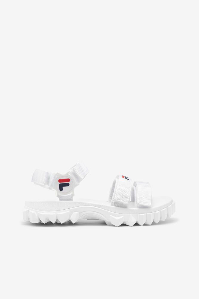 Fila Sandals Yak Womens White - India OMG-235709